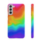 Bespattered Facade Rainbow Heat Map Snap Case