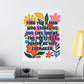 Bespattered Facade "Find You a Man..." Colorful Flowers Giclée Archival Matte Paper Prints