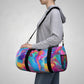 Bespattered Facade Rainbow Flow Duffel Bag | 2 Sizes