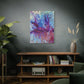 Bespattered Facade Resin Petri Macro Photograph Stretched Matte Canvas Art Prints | Multiple Sizes