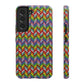 Bespattered Facade Rainbow Chevron Tiles Impact-Resistant Case