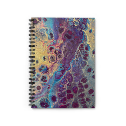 Bespattered Facade Bejeweled Spiral Notebook - Lined Pages