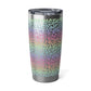 Bespattered Facade Pastel Rainbow Leopard Vagabond Spill-Resistant Lid Stainless-Steel Tumbler 20oz