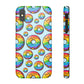 Bespattered Facade Rainbow Sprinkle Donut Snap Case
