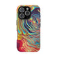 Bespattered Facade Rainbow Rings Abstract Art MagSafe Tough Case