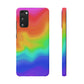 Bespattered Facade Rainbow Heat Map Snap Case
