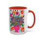 Bespattered Facade Flower Vase Floral Mug | Eight Colors | 11oz or 15oz