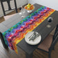Bespattered Facade Rainbow Mosaic Table Runner (2 sizes)