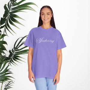 Bespattered Facade Fancy Indoorsy Premium Unisex Comfort Colors Garment Dyed 100% Cotton T-Shirt