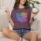 Bespattered Facade "Cause a Scene" Colorful Premium Unisex Comfort Colors Garment Dyed 100% Cotton T-Shirt