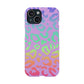 Bespattered Facade Rainbow Leopard Slim Case