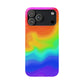 Bespattered Facade Rainbow Heat Map Snap Case