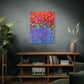Bespattered Facade Fluid Art Abstract Painting Stretched Matte Canvas Art Prints | Multiple Sizes