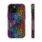 Bespattered Facade Rainbow Paint Splatter Leopard Impact-Resistant Case