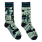 Too Cool for Flossing Teeth X-Ray Crew Socks