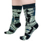 Too Cool for Flossing Teeth X-Ray Crew Socks