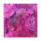 Bespattered Facade Resin Petri Macro Photograph Stretched Matte Canvas Art Prints | Multiple Sizes