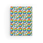 Bespattered Facade Rainbow Sprinkle Donut Notebook - Unlined (Blank) Pages