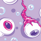 Peepers Eyeball Crew Socks