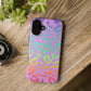 Bespattered Facade Rainbow Leopard Impact-Resistant Case