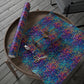 Bespattered Facade Party Time Rainbow Confetti Dots Wrapping Paper | Three Sizes | Glossy or Matte