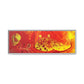 Bespattered Facade Flamin' Hot Framed Canvas Art Print | 3 Frame Colors | Multiple Sizes