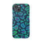 Bespattered Facade Emerald Leopard Snap Case