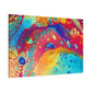 Bespattered Facade Rainbow Galaxy Stretched Matte Canvas Art Prints | Multiple Sizes
