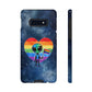 Bespattered Facade Rainbow Extraterrestrial Pride Tough Case