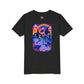 Bespattered Facade Rainbow Eat the Rich Colorful Retro Orcas Youth Short Sleeve Tee
