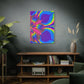 Bespattered Facade Fluid Art Abstract Painting Stretched Matte Canvas Art Prints | Multiple Sizes