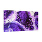 Bespattered Facade Purple Haze Stretched Matte Canvas Art Prints | Multiple Sizes