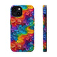 Bespattered Facade Rainbow Swirls MagSafe Tough Case