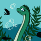 Cute Nessie Quick Dry Suede Beach Towel