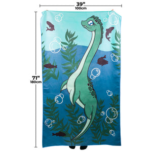 Cute Nessie Quick Dry Suede Beach Towel