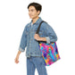 Bespattered Facade Rainbow Flow Adjustable Tote Bag | 2 Sizes
