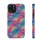 Bespattered Facade Rainbow Nebula Impact-Resistant Case