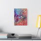 Bespattered Facade Resin Petri Macro Photograph Stretched Matte Canvas Art Prints | Multiple Sizes