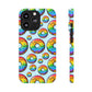 Bespattered Facade Rainbow Sprinkle Donut Slim Case