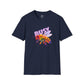 Bespattered Facade "Busy Bee" Colorful Unisex Softstyle T-Shirt