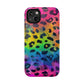 Bespattered Facade Neon Leopard Impact-Resistant Case