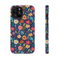 Bespattered Facade Colorful Flowers Impact-Resistant Case