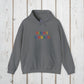Bespattered Facade "Rainbow Is the New Black" Colorful Embroidered Unisex Heavy Blend™ Hooded Sweatshirt