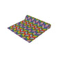 Bespattered Facade Rainbow Chevrons Table Runner (2 sizes)