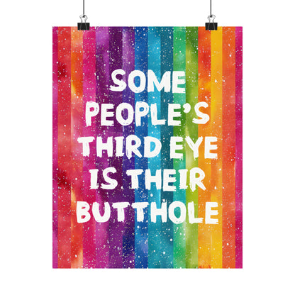Bespattered Facade All-Seeing Butthole Rainbow Giclée Archival Matte Paper Prints