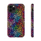 Bespattered Facade Rainbow Paint Splatter Leopard Impact-Resistant Case