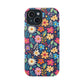 Bespattered Facade Colorful Flowers Impact-Resistant Case