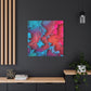 Bespattered Facade Resin Petri Macro Photograph Stretched Matte Canvas Art Prints | Multiple Sizes