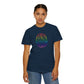 Bespattered Facade Rainbow Brain Line Art Premium Unisex Comfort Colors Garment Dyed 100% Cotton T-Shirt