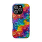 Bespattered Facade Rainbow Swirls MagSafe Tough Case